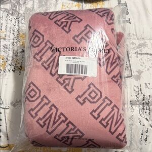 Victoria’s Secret PINK Fleece Blanket and PINK Dog
